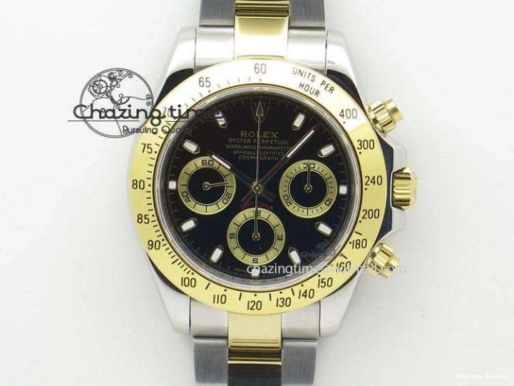 0301 Submariner 116613 LN Noob 1:1 Best Edition YG Wrapped Bezel Black Dial On SS YG Bracelet A Neat 3961